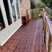 Cleaning the decking